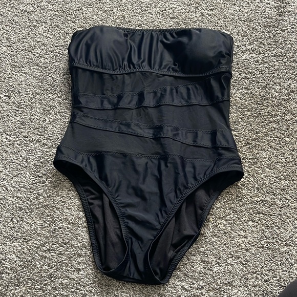 Black see through swim suit - Picture 1 of 2